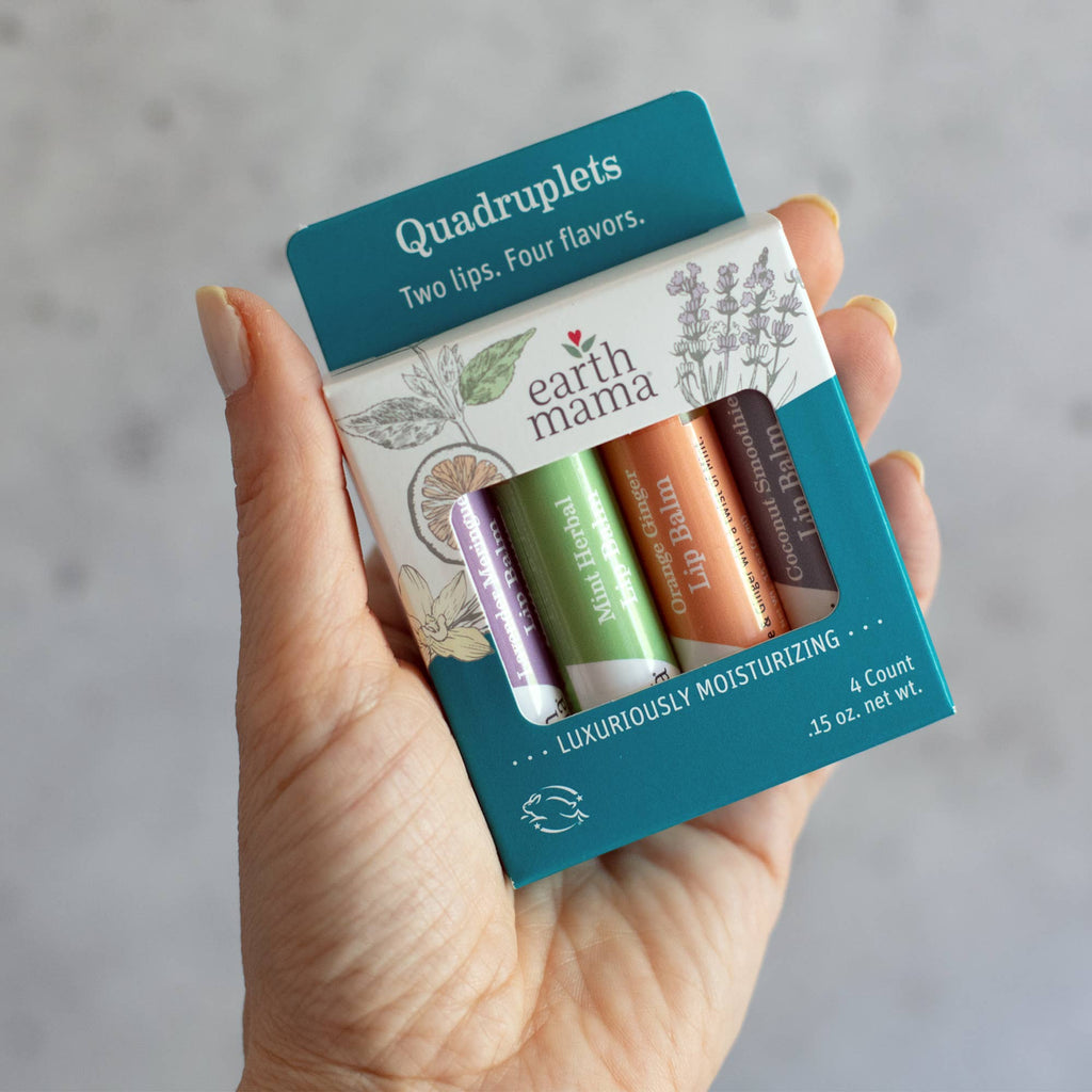 Earth Mama Lip Balm Quadruplets