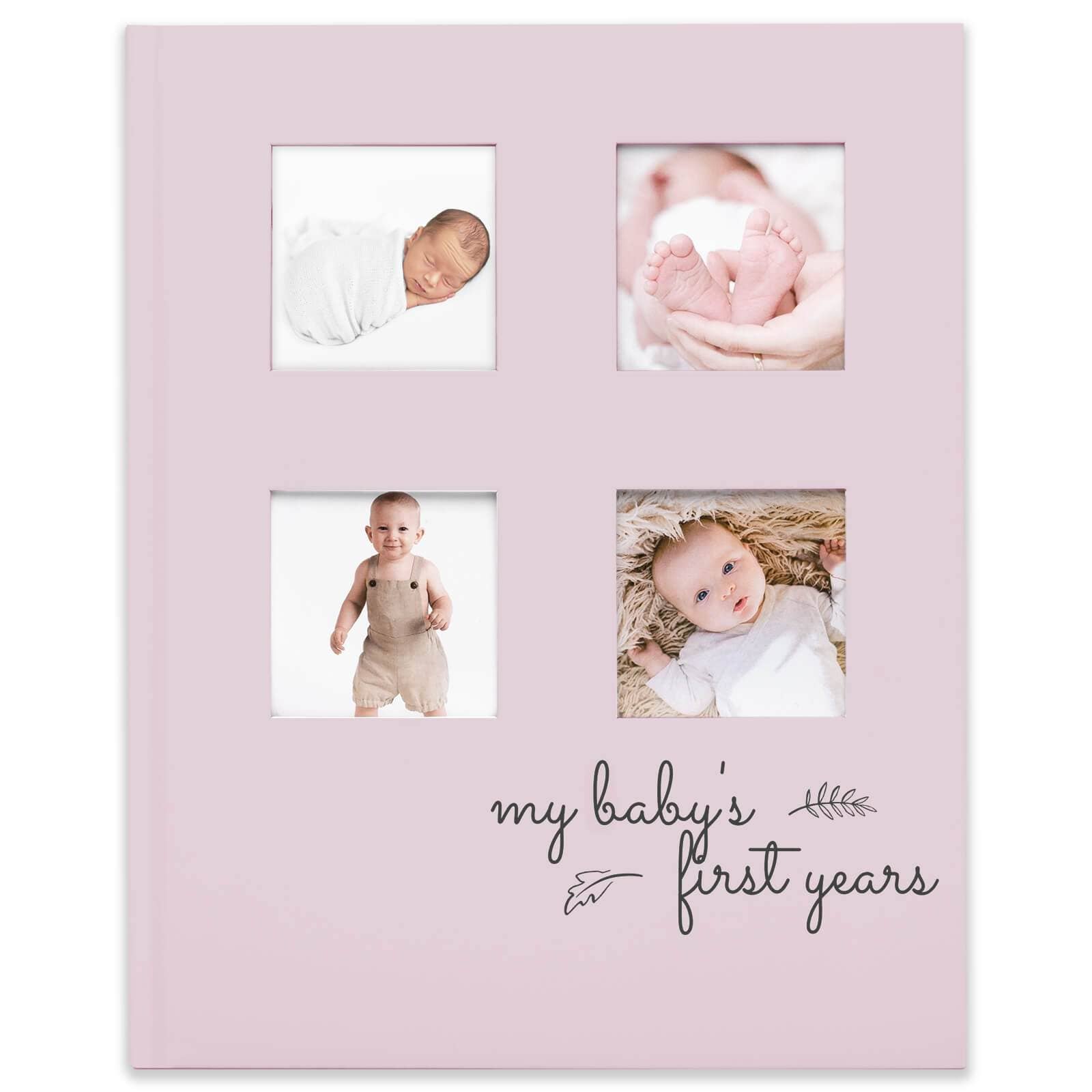 KeaBabies Sketch Baby Memory Book — Mist Pink