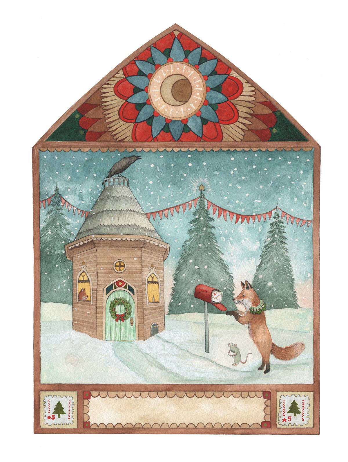 Polanshek of the Hills “Good Tidings” Greeting Card