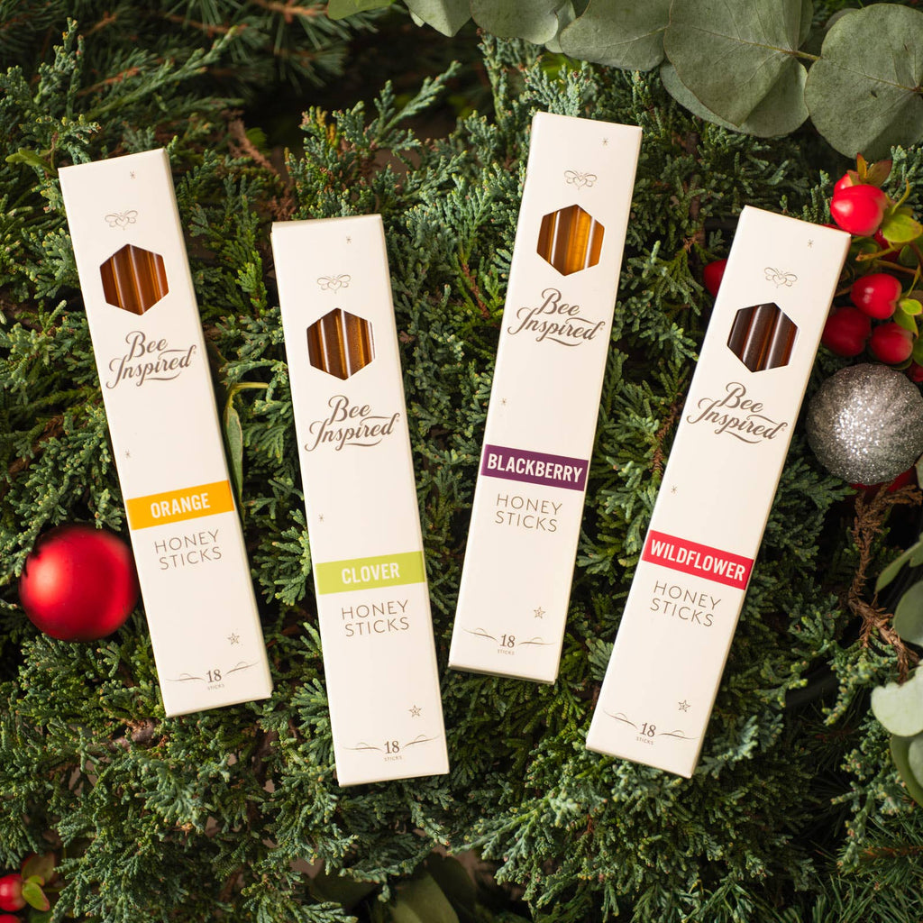 Pure Raw Honey Sticks Gift Box