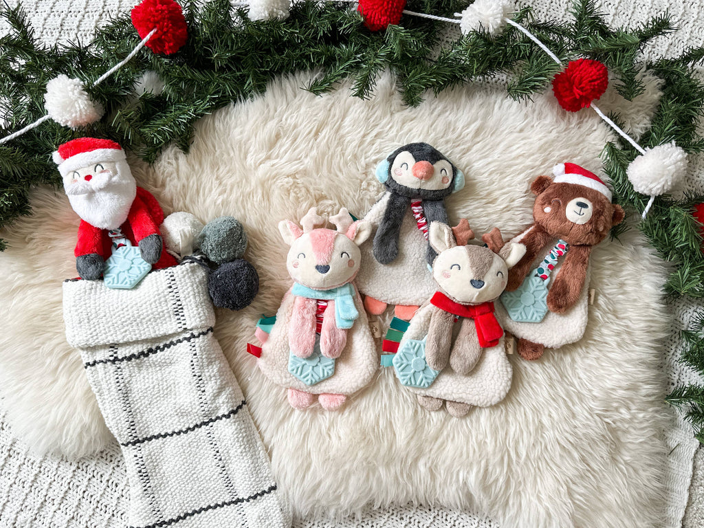 Itzy Ritzy Holiday Lovey Plush and Teether Toy