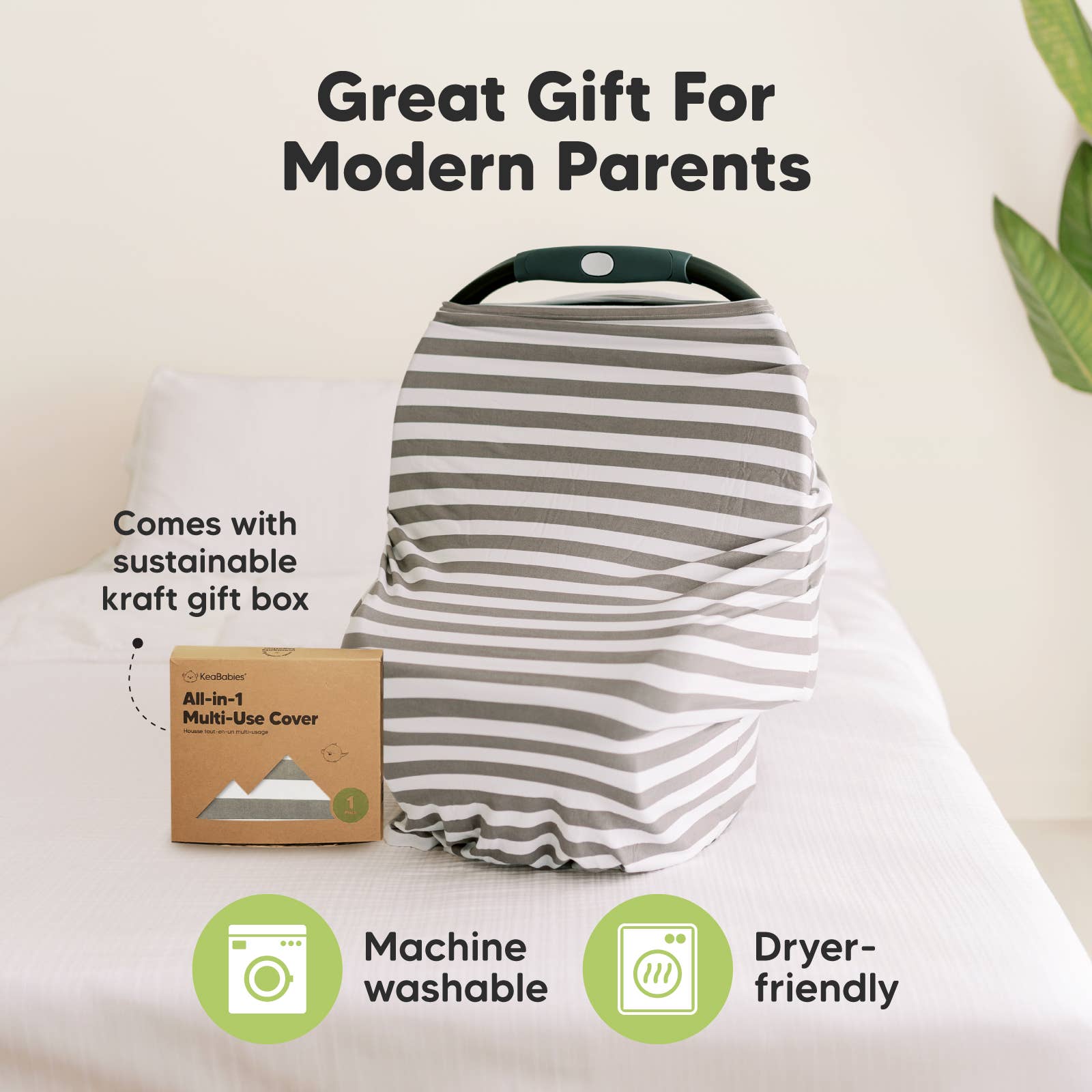 KeaBabies All-in-1 Multi-Use Nursing Cover