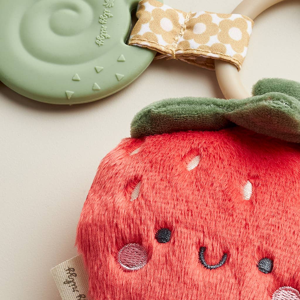Itzy Ritzy Itzy Pal Plush + Teether Avocado or Strawberry
