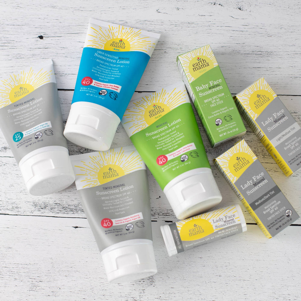 Earth Mama Baby Mineral Sunscreen Lotion SPF 40