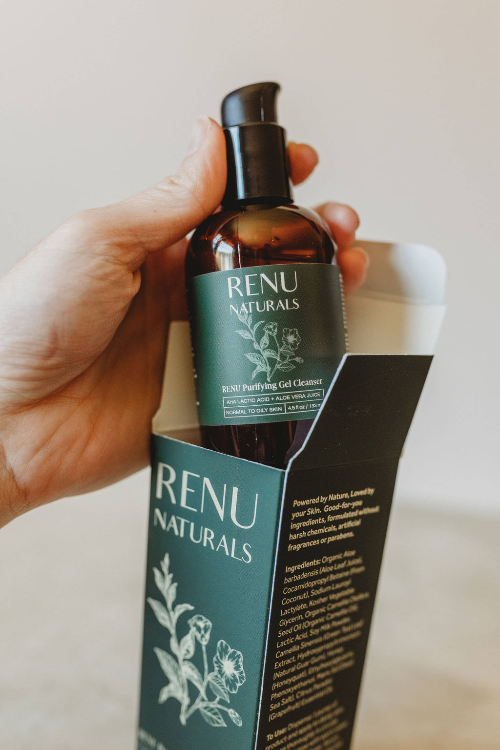 Renu Naturals Purifying Gel Cleanser, 4 oz