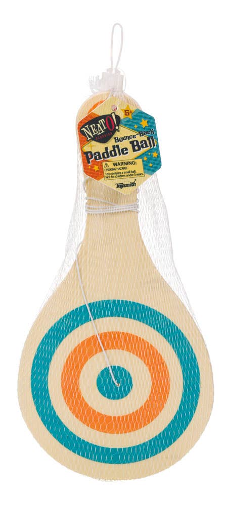 Toysmith Neato! Bounce-Back Paddle Ball