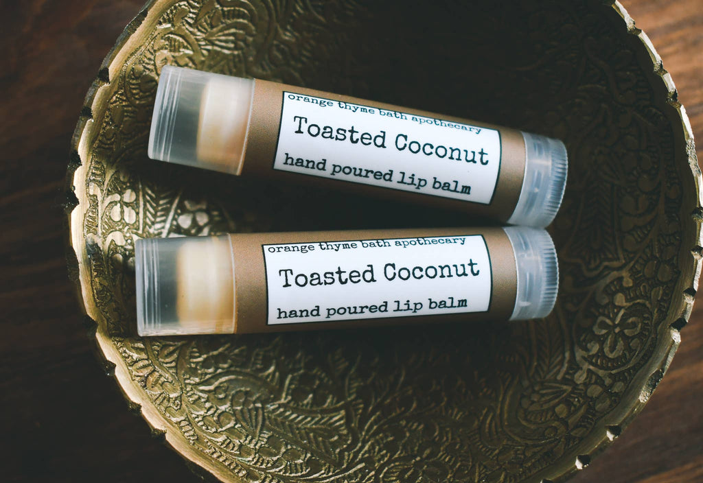 Orange Thyme Toasted Coconut Lip Balm
