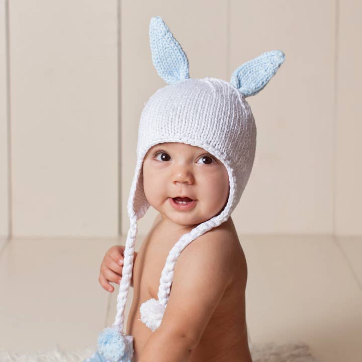 Huggalugs Hugbunny Blue Beanie