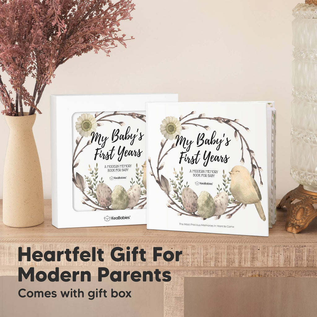 KeaBabies Wonderland Baby Memory Book — First Years Keepsake Journal