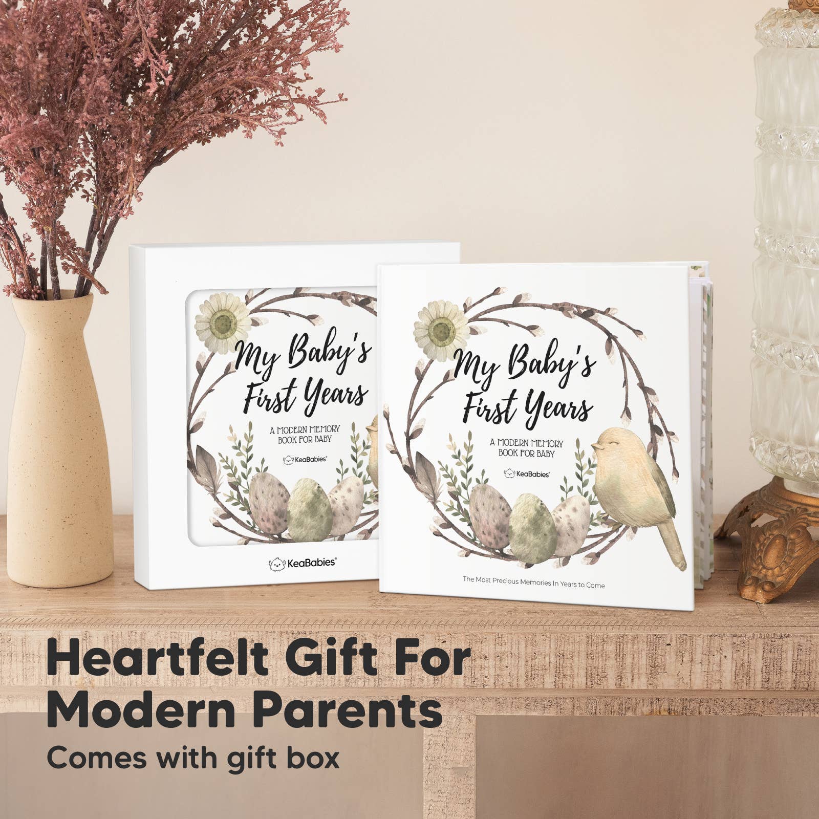 KeaBabies Wonderland Baby Memory Book — First Years Keepsake Journal