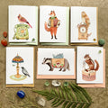 Polanshek of the Hills Woodland Home Card Set — Boxed Set of 6