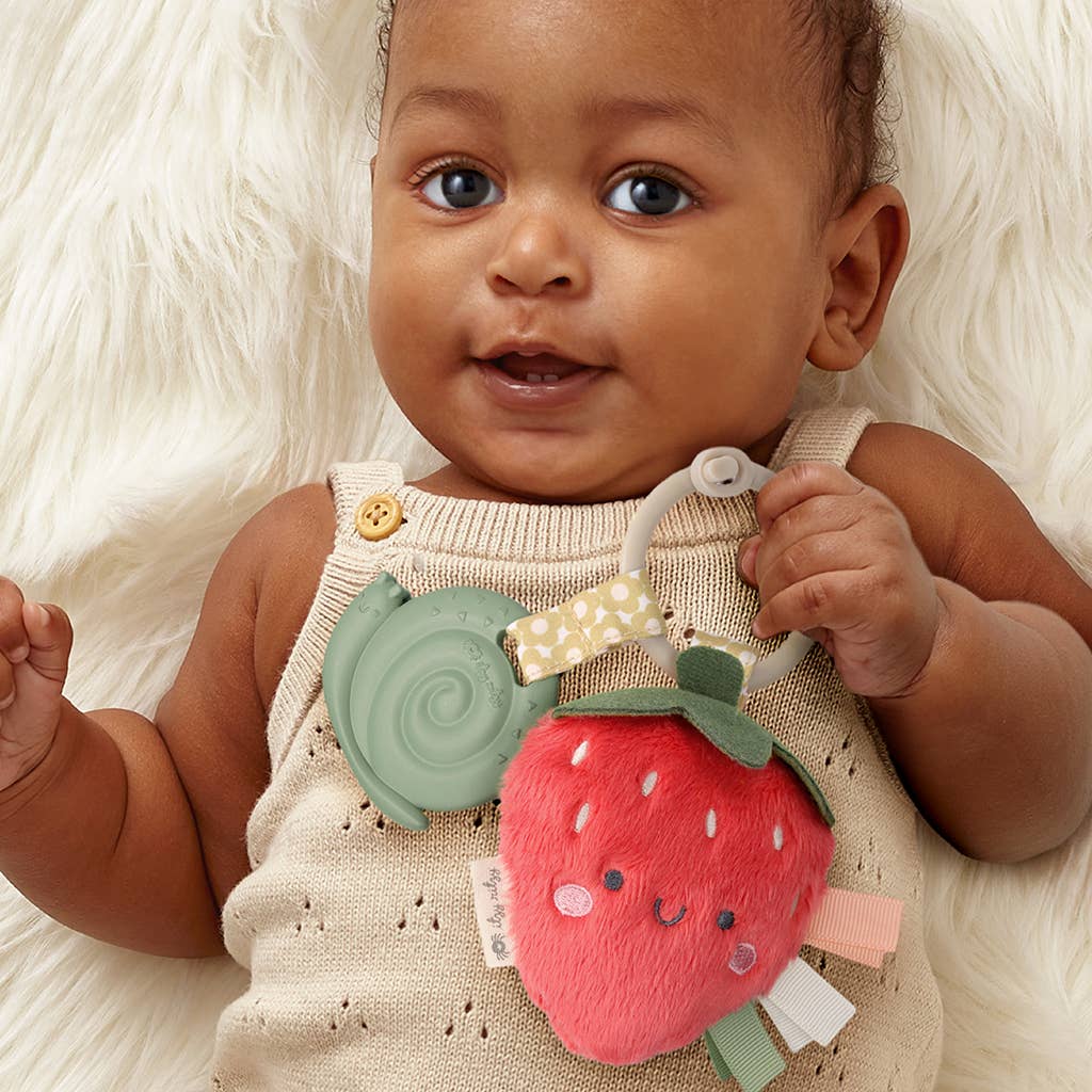 Itzy Ritzy Itzy Pal Plush + Teether Avocado or Strawberry