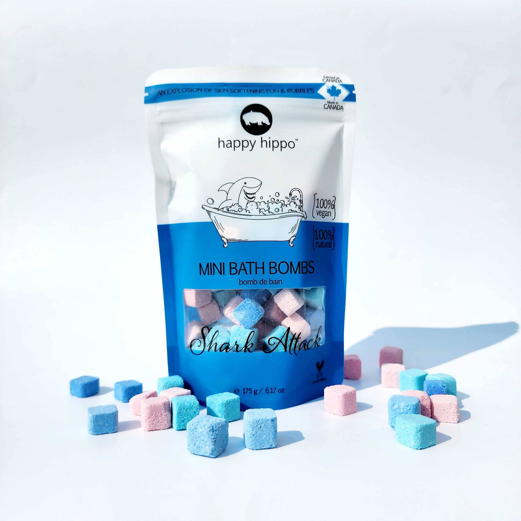 Happy Hippo Shark Attack Mini Bubble Bombs