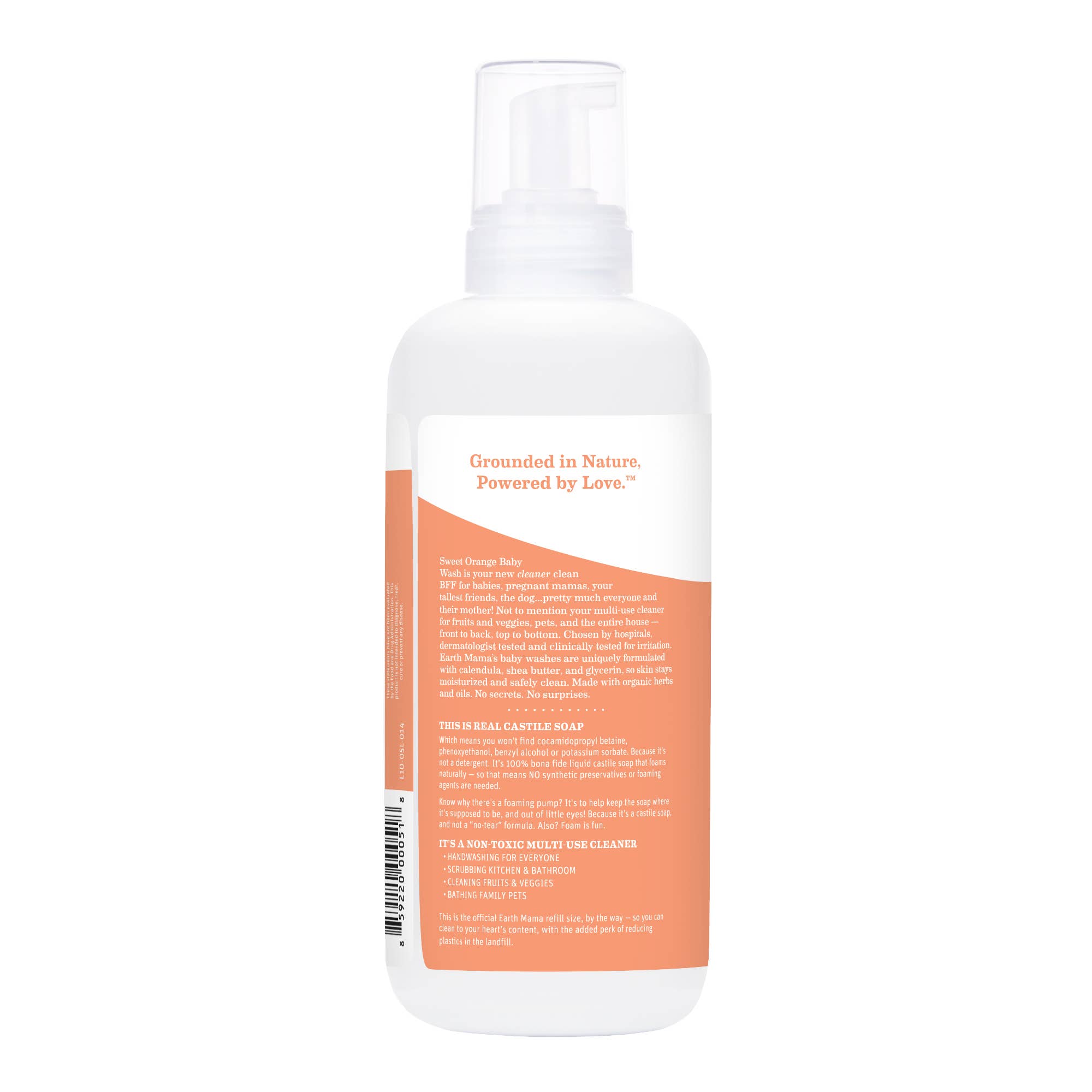 Earth Mama Sweet Orange Baby Wash