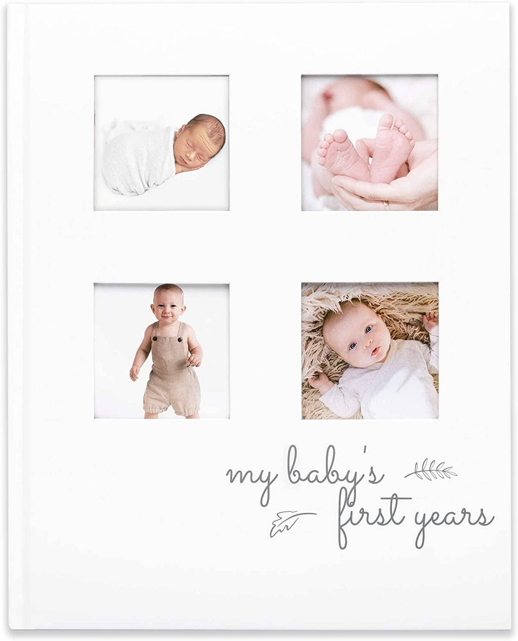 KeaBabies Sketch Baby Memory Book — Alpine White