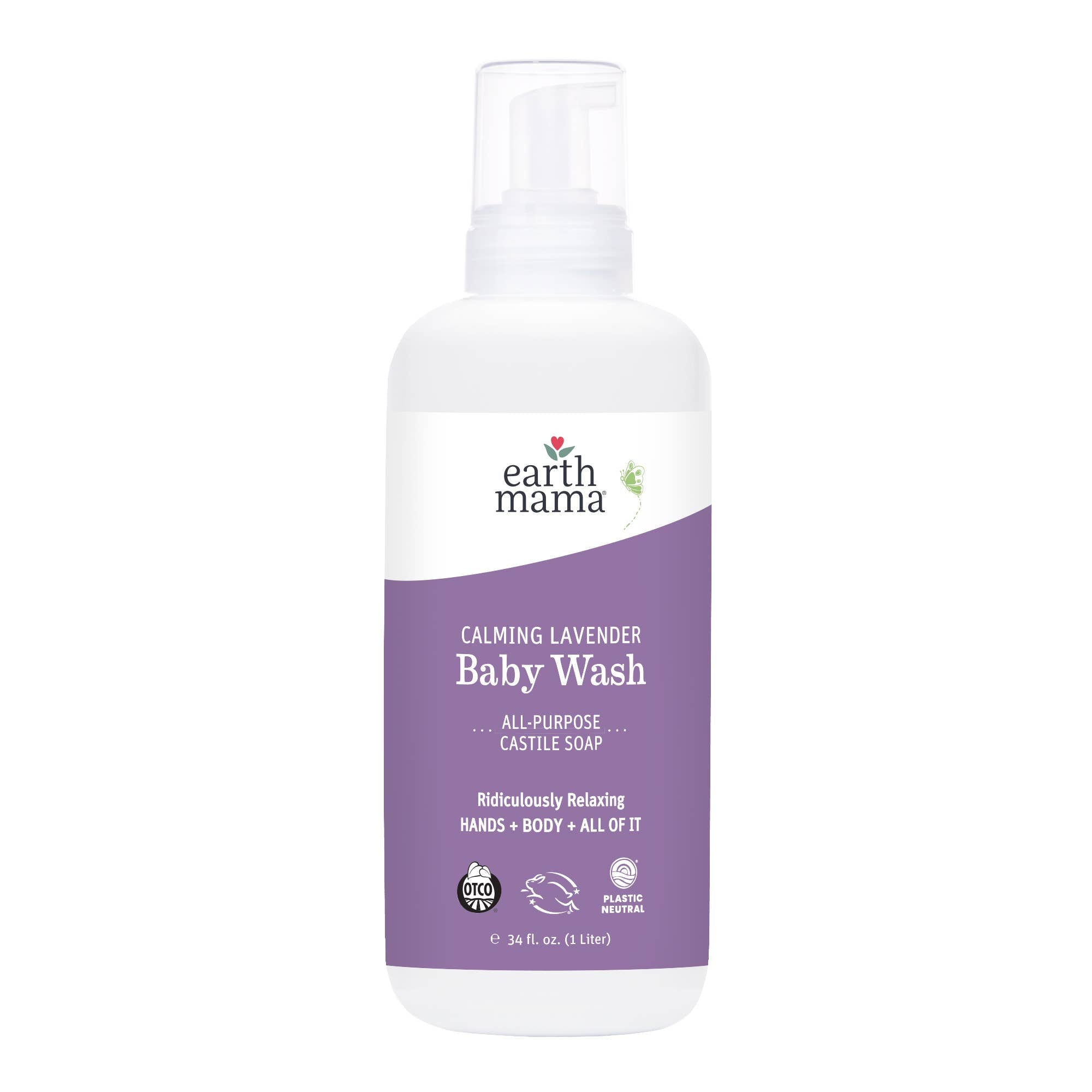 Earth Mama Calming Lavender Castile Baby Wash