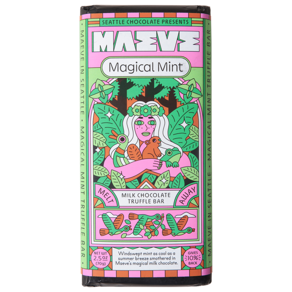 Seattle Chocolate Magical Mint Truffle Bar