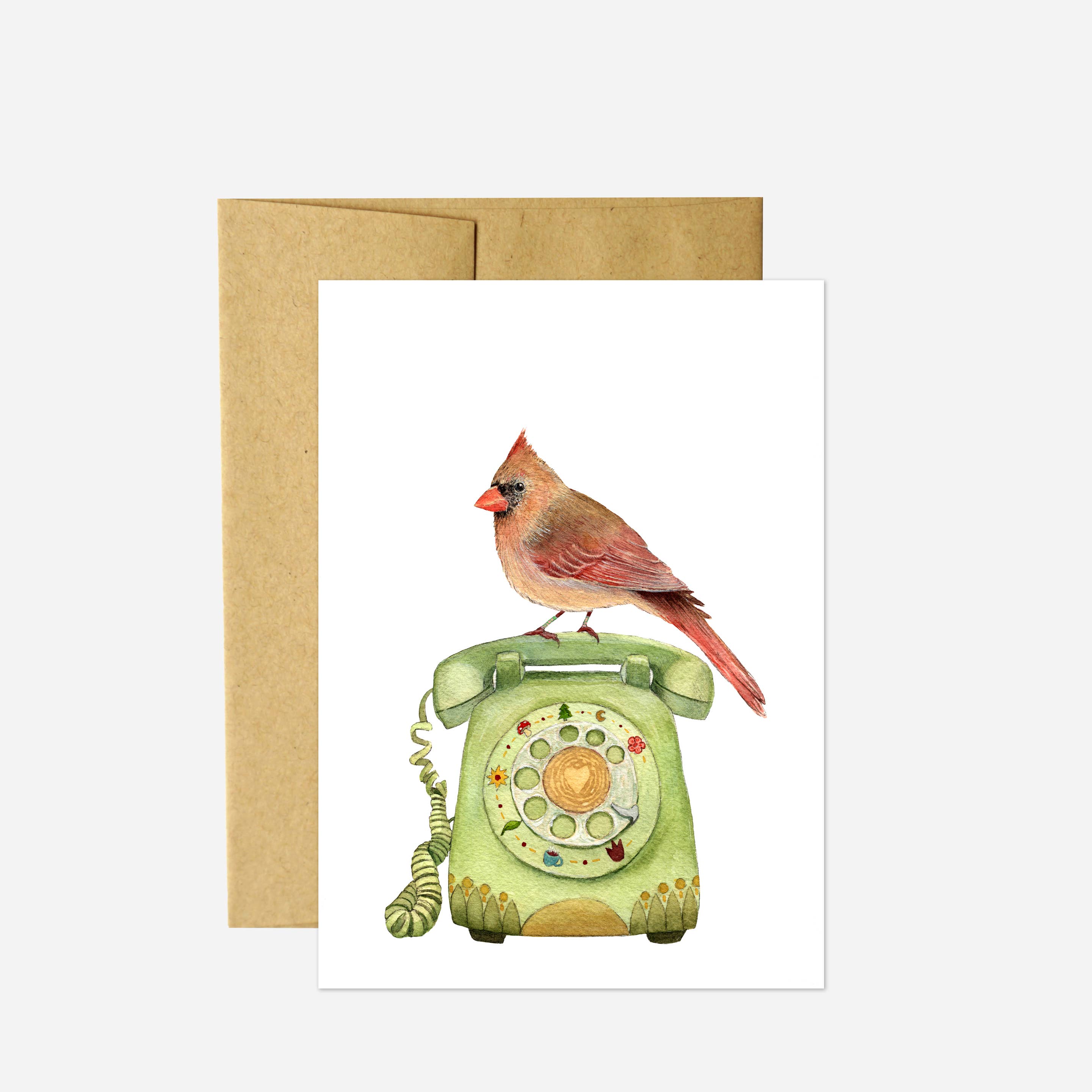 Polanshek of the Hills “Gladys’ Phone” Greeting Card
