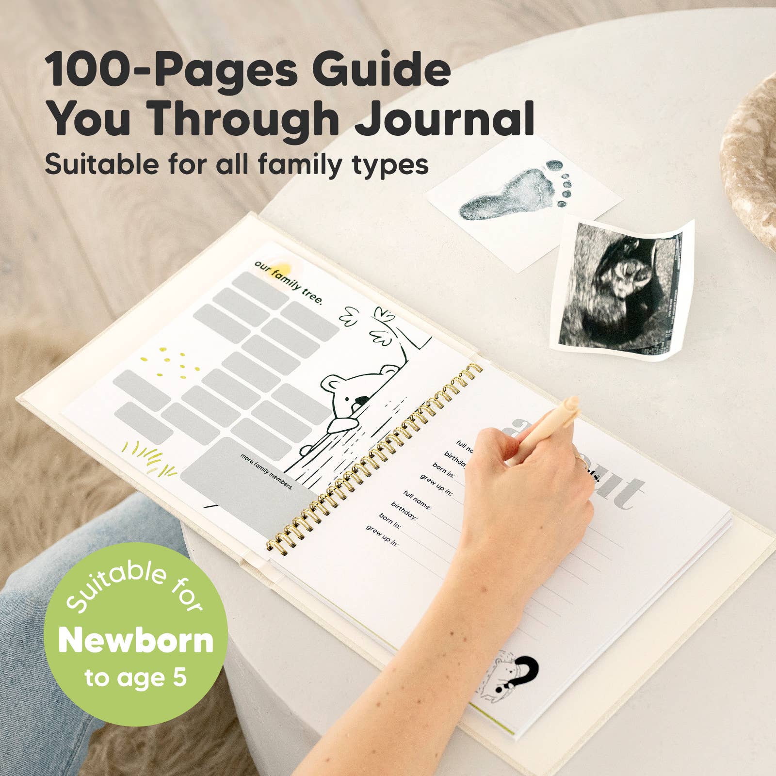 KeaBabies Frolic Baby Memory Book — Gleam Edition