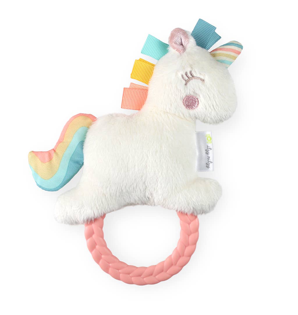 Itzy Ritzy Plush Rattle Pal with Teether