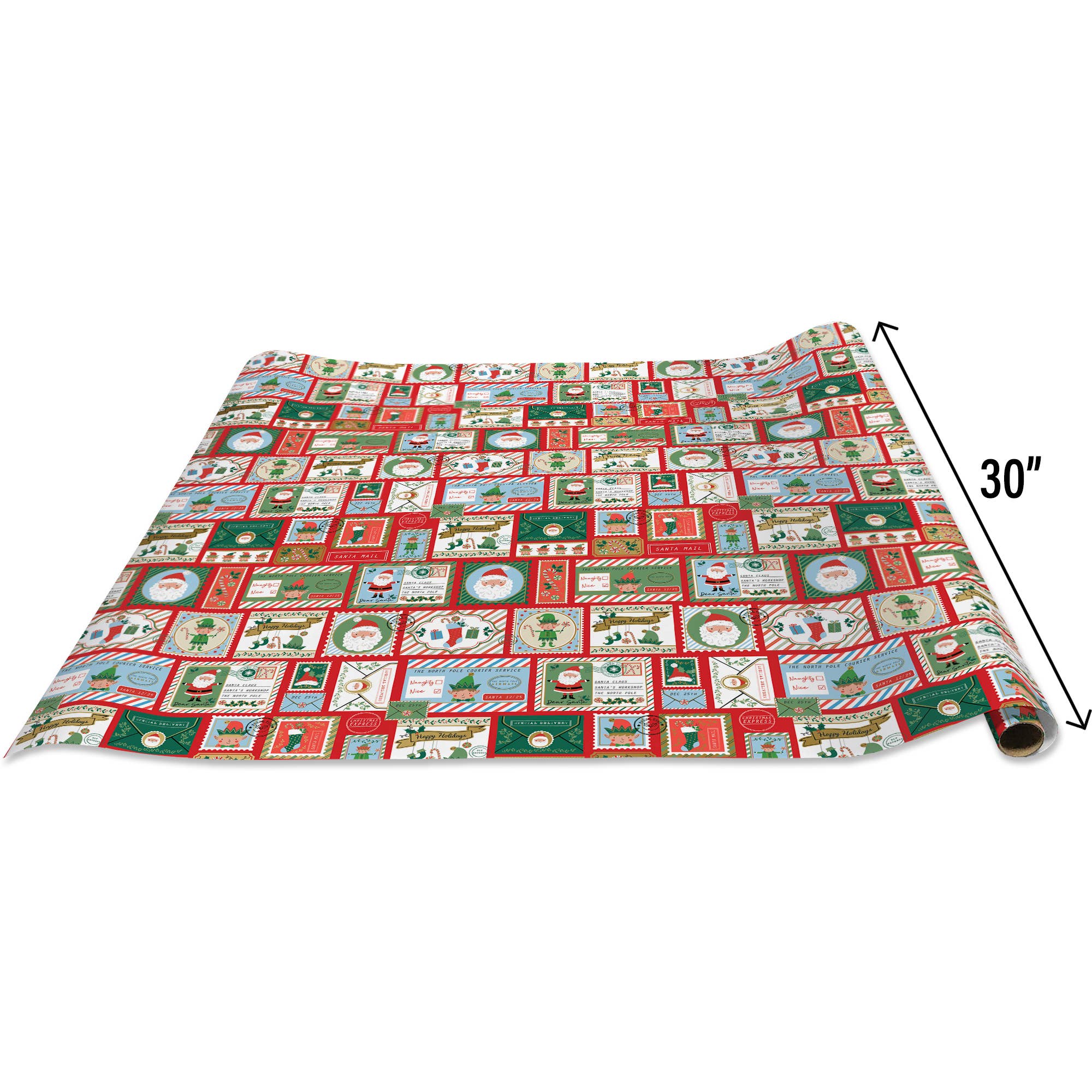 Jillson & Roberts North Pole Bound Wrapping Paper Roll