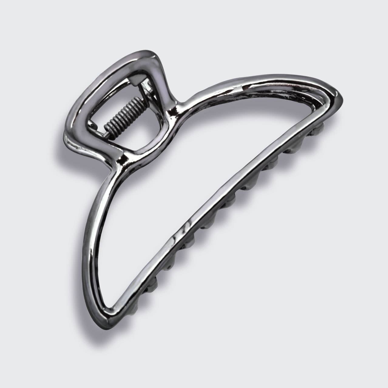 Kitsch Open Shape Claw Clip — Hematite
