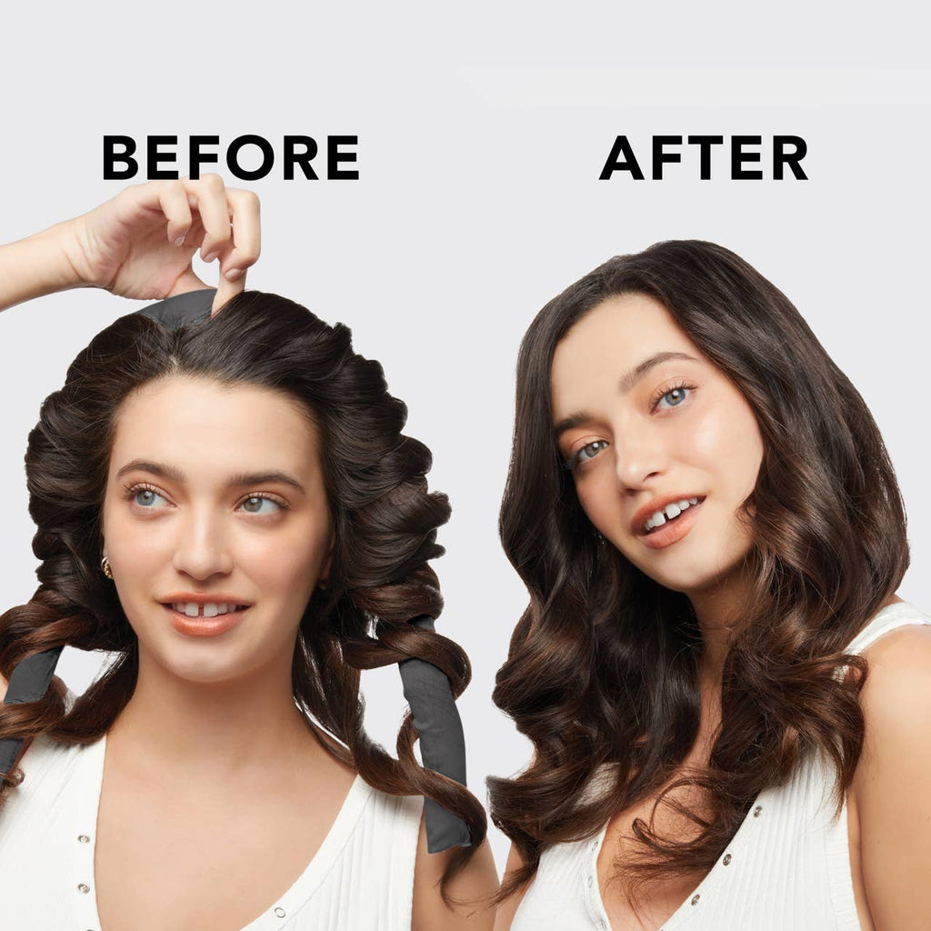 Kitsch Satin Heatless Curling Set — Charcoal