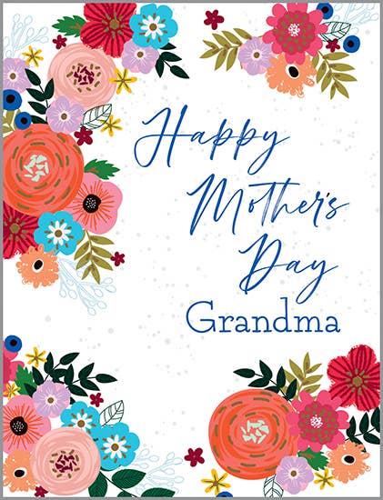 Gina B Mother's Day Card — Flowers for Grandma