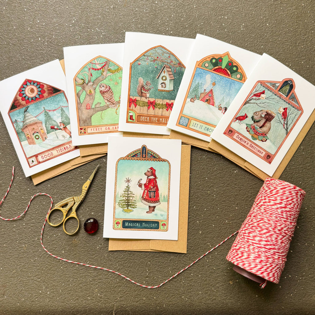 Polanshek of the Hills Holiday Card Set — Boxed Set of 6