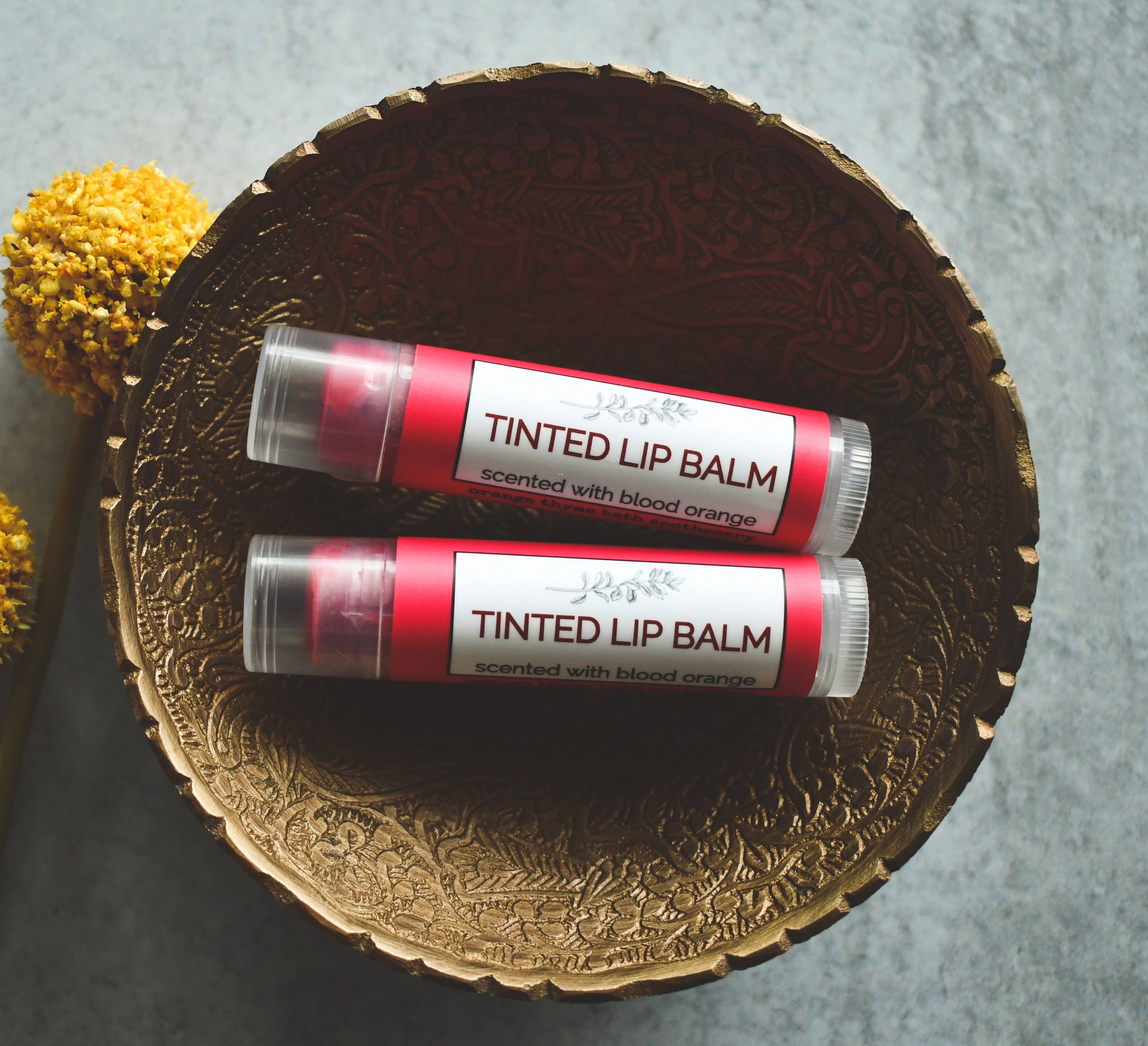 Orange Thyme Blackberry Tinted Lip Balm