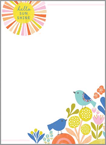 Gina B Memo Pad — Sunny Days