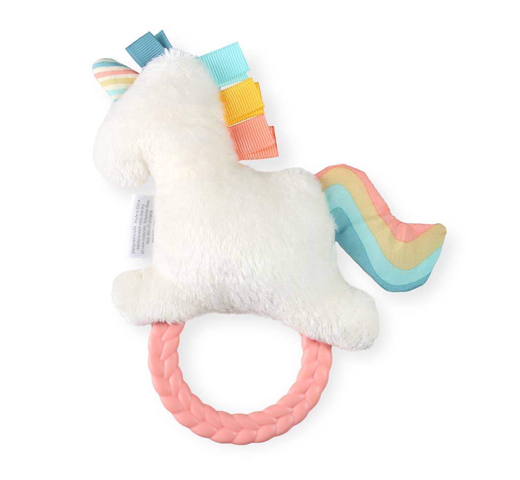 Itzy Ritzy Plush Rattle Pal with Teether