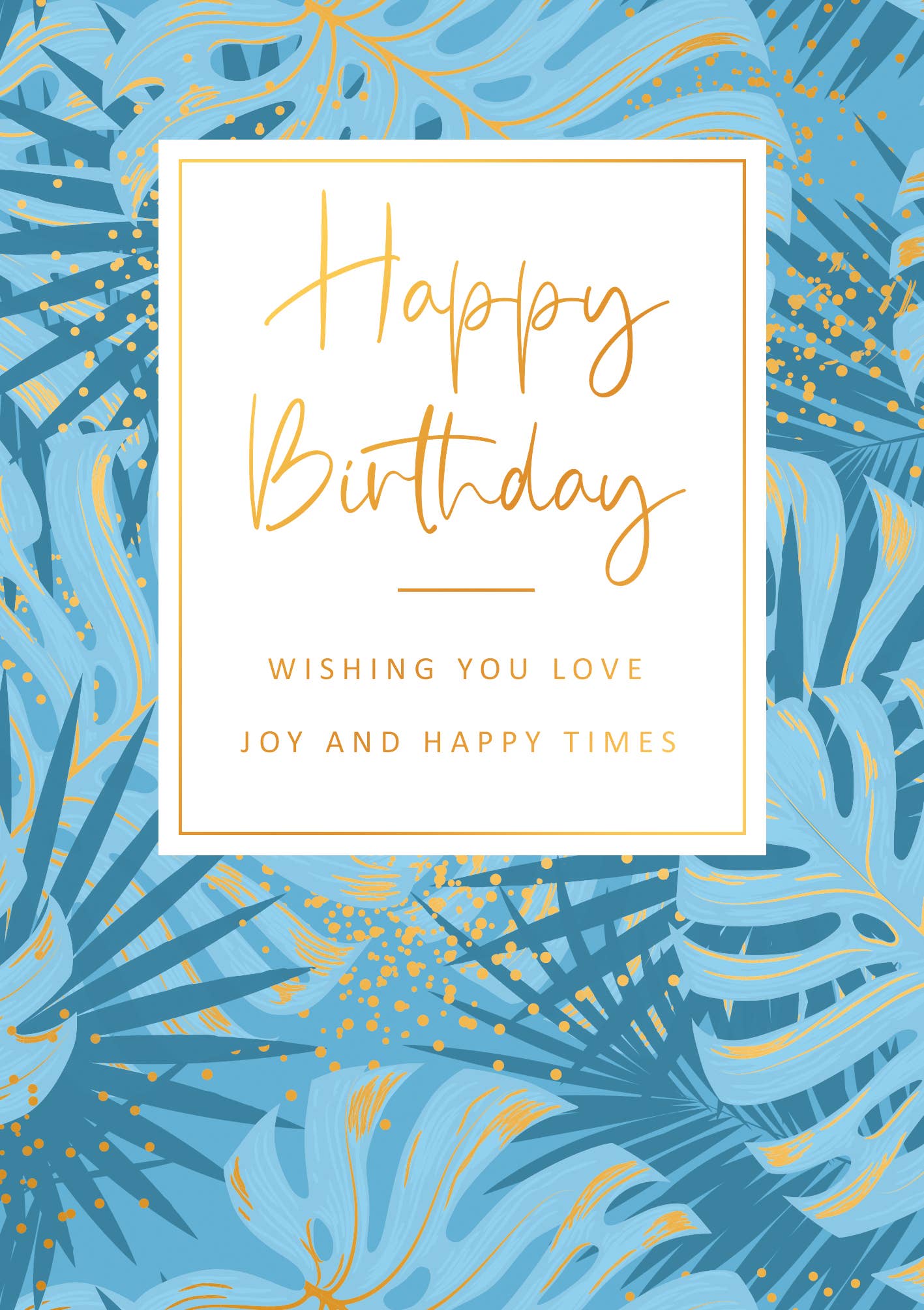 Notes & Queries Birthday Card — Joy & Happy Times