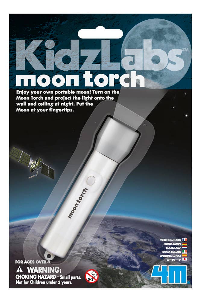 Toysmith 4M KidzLabs Moon Torch Projector