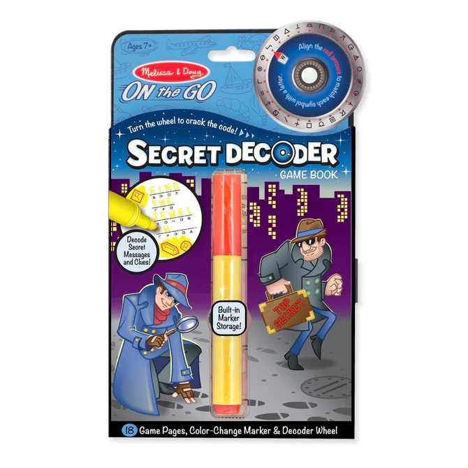 Melissa & Doug On the Go Secret Decoder Activity Pad