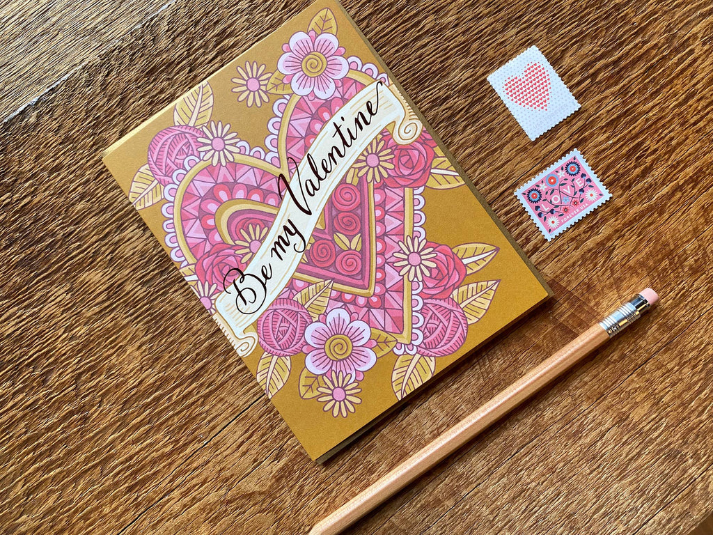Noteworthy Paper & Press Be My Valentine Greeting Card