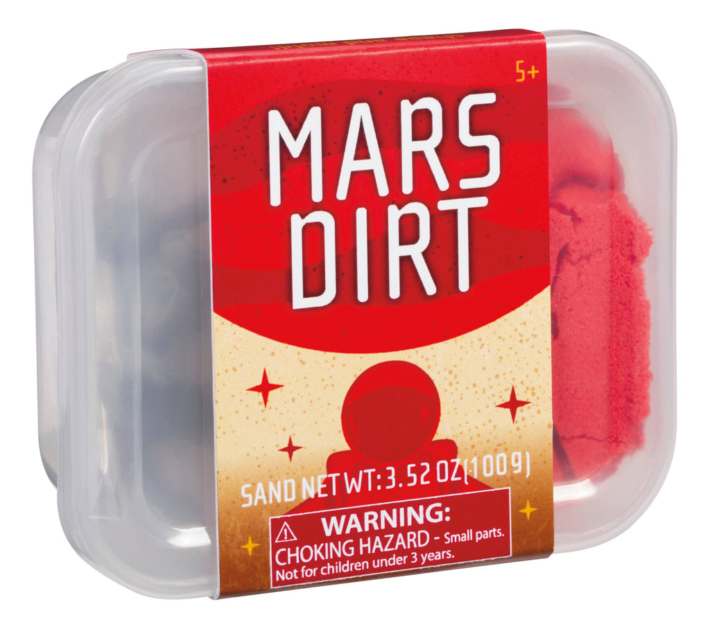 Toysmith Mars Dirt & Moon Dust Kinetic Sand with Space Figurine