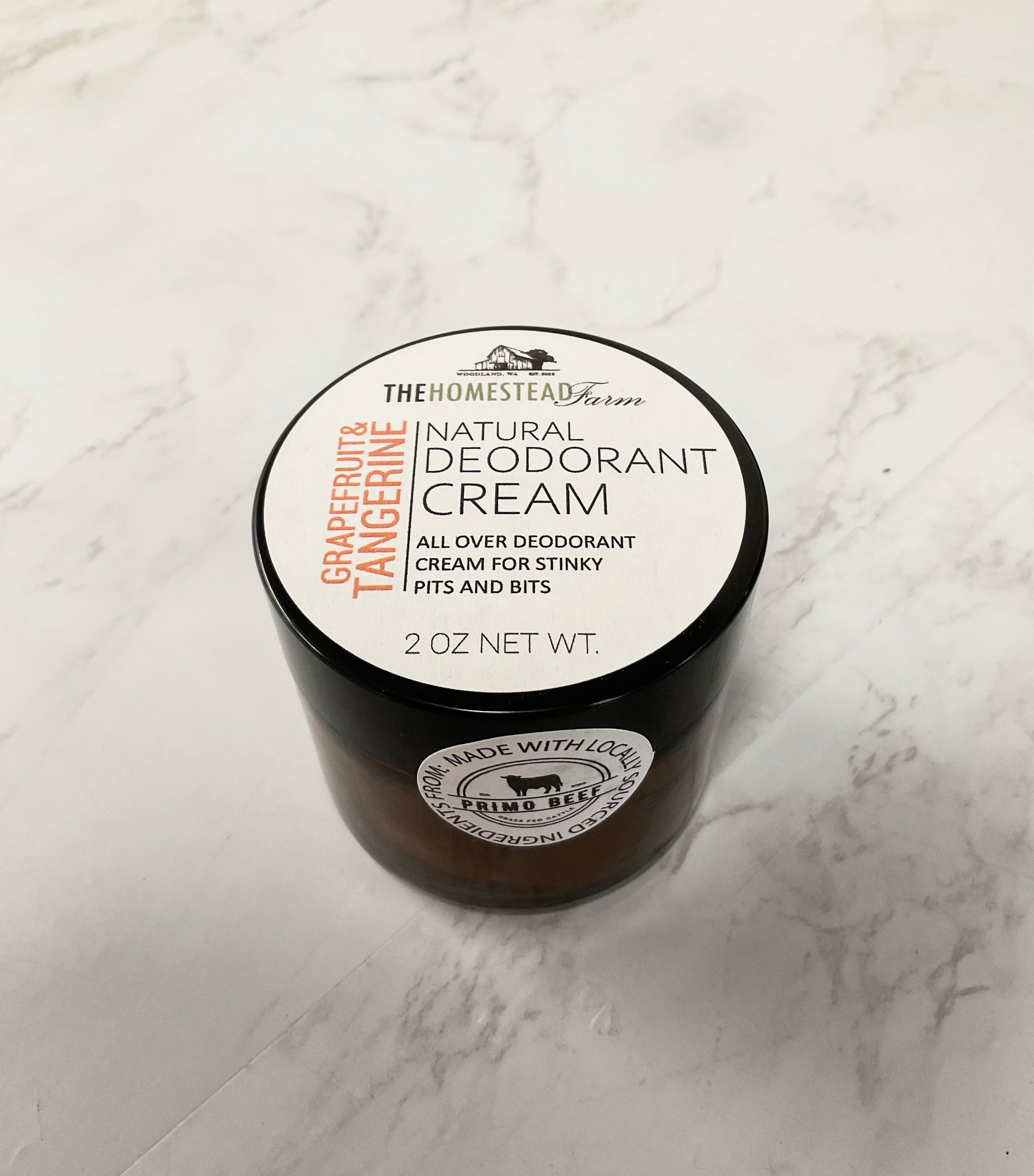 The Homestead Farm Natural Deodorant Stick, Eucalyptus Mint