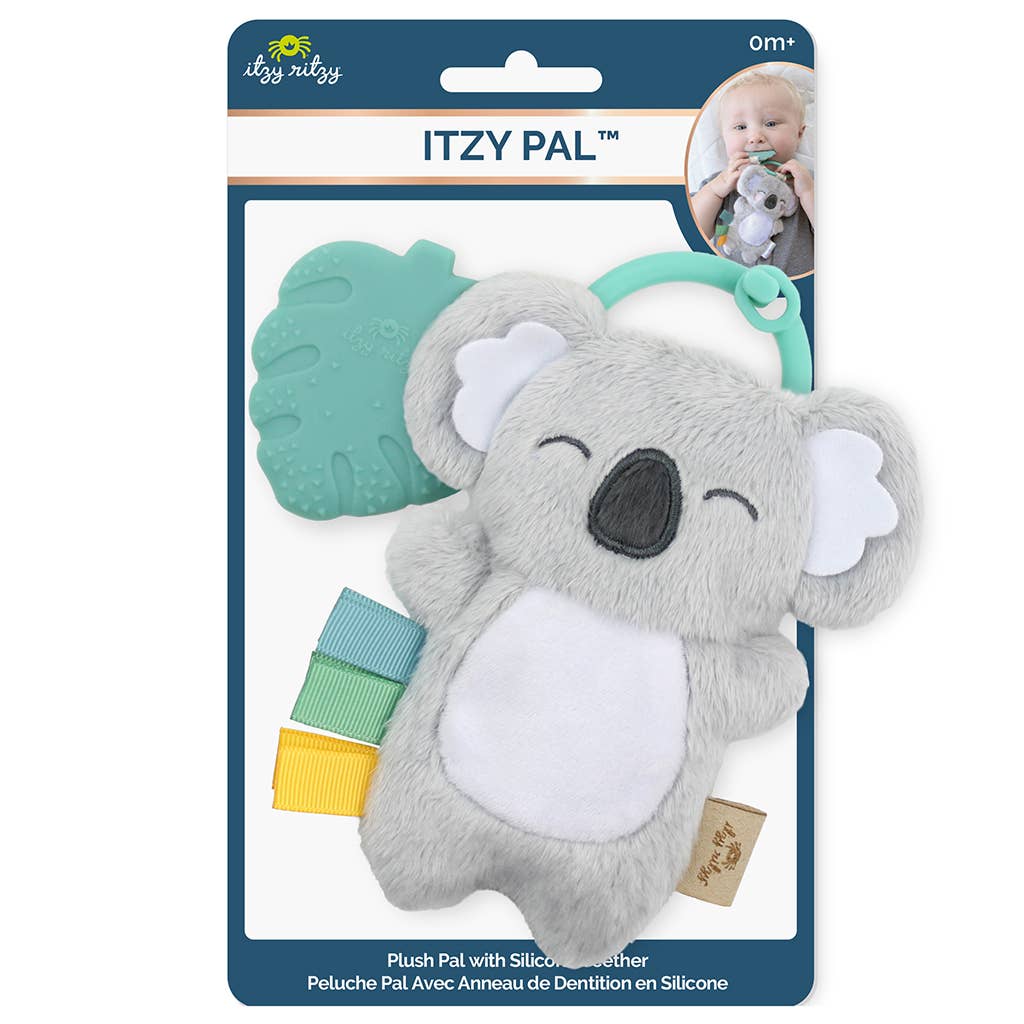 Itzy Ritzy Plush Pal Teether - Dino, Mushroom, Rainbow