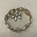 Rhinestone Flower Glass Ornament