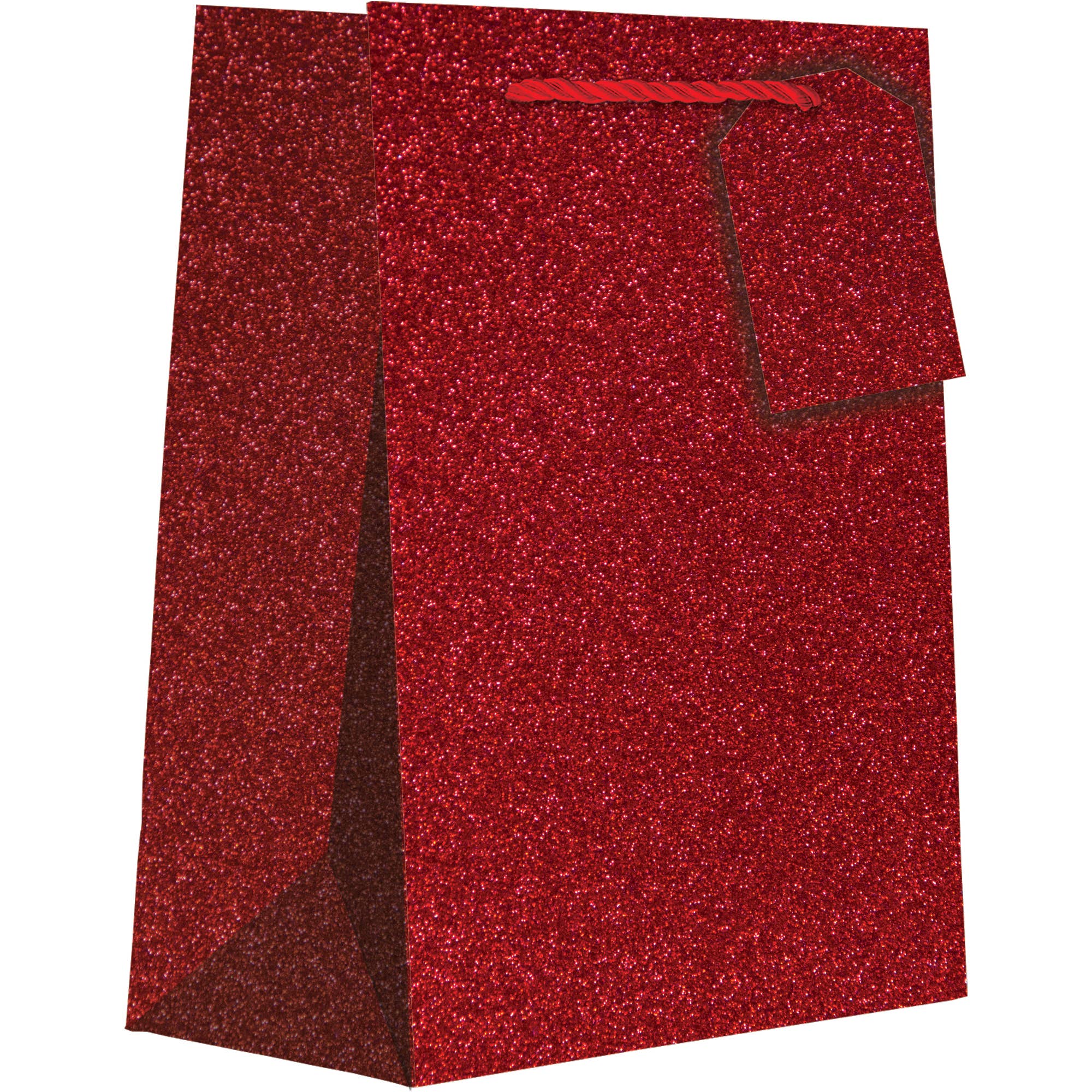 Jillson & Roberts Red Sparkle Gift Bag — Medium