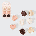 Kitsch Mini Cloud Claw Clips — Rosewood (8-Pack Set)