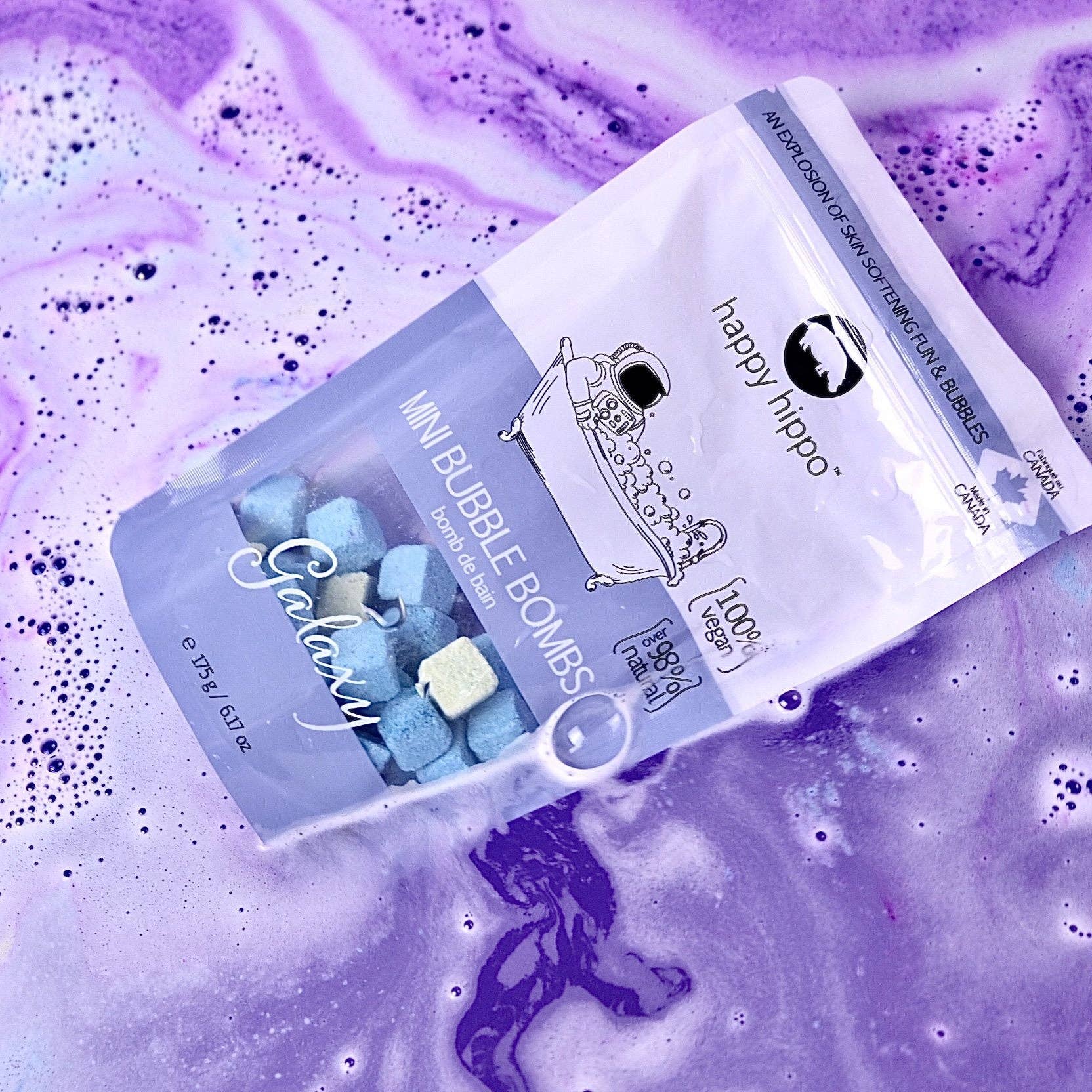 Happy Hippo Galaxy Mini Bubble Bombs