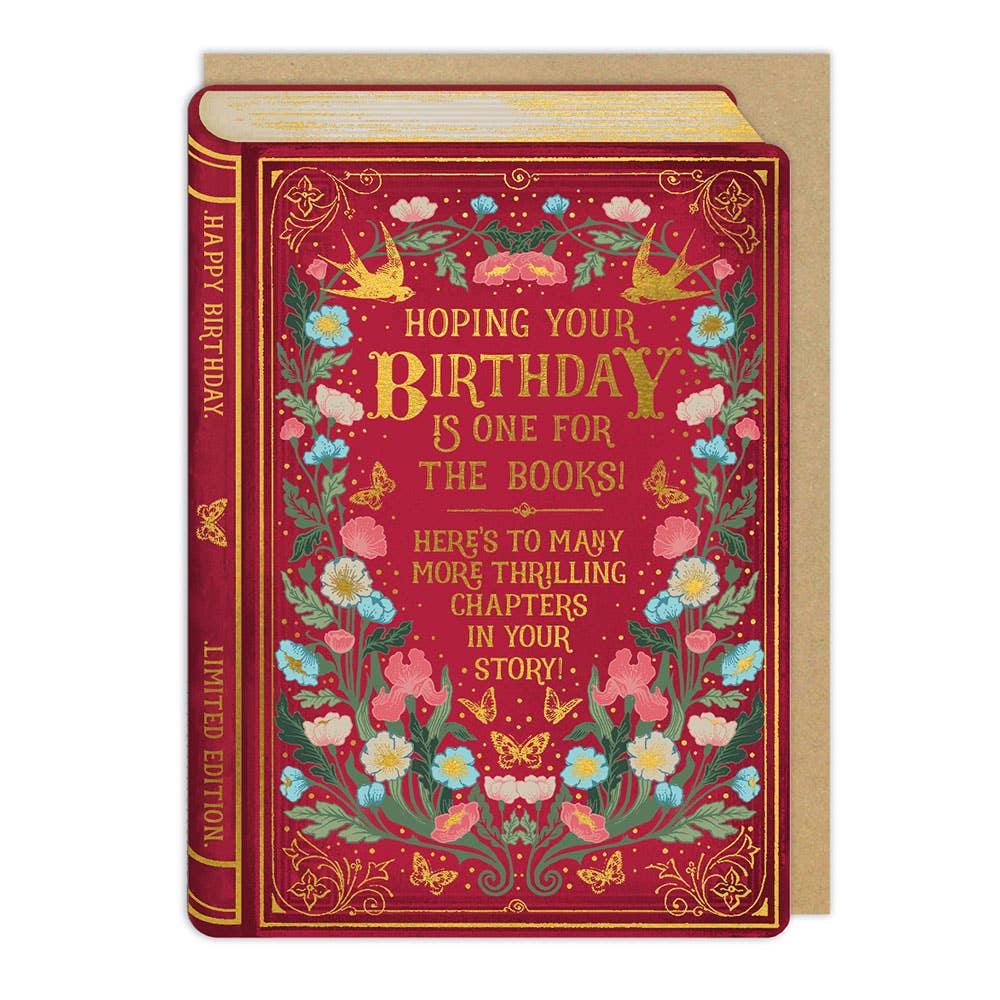 Notes & Queries Birthday Book Card — One For The Books