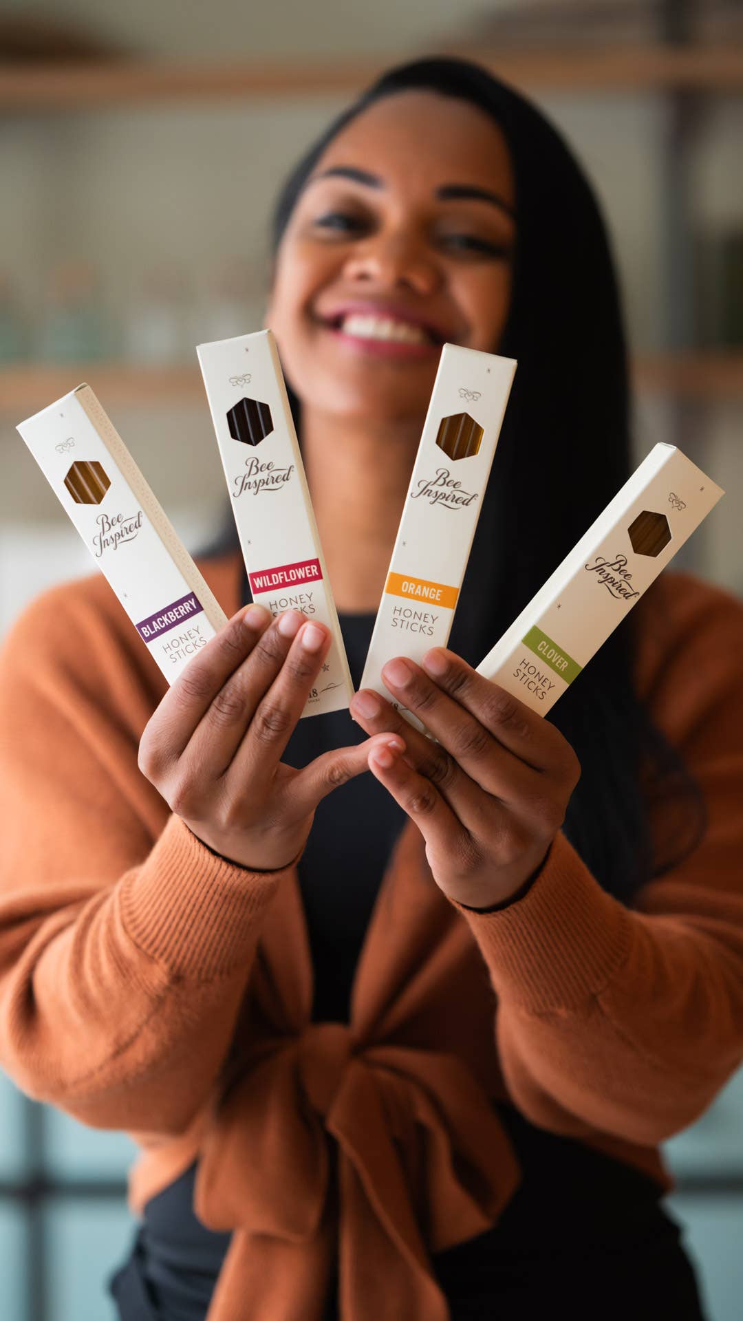 Pure Raw Honey Sticks Gift Box