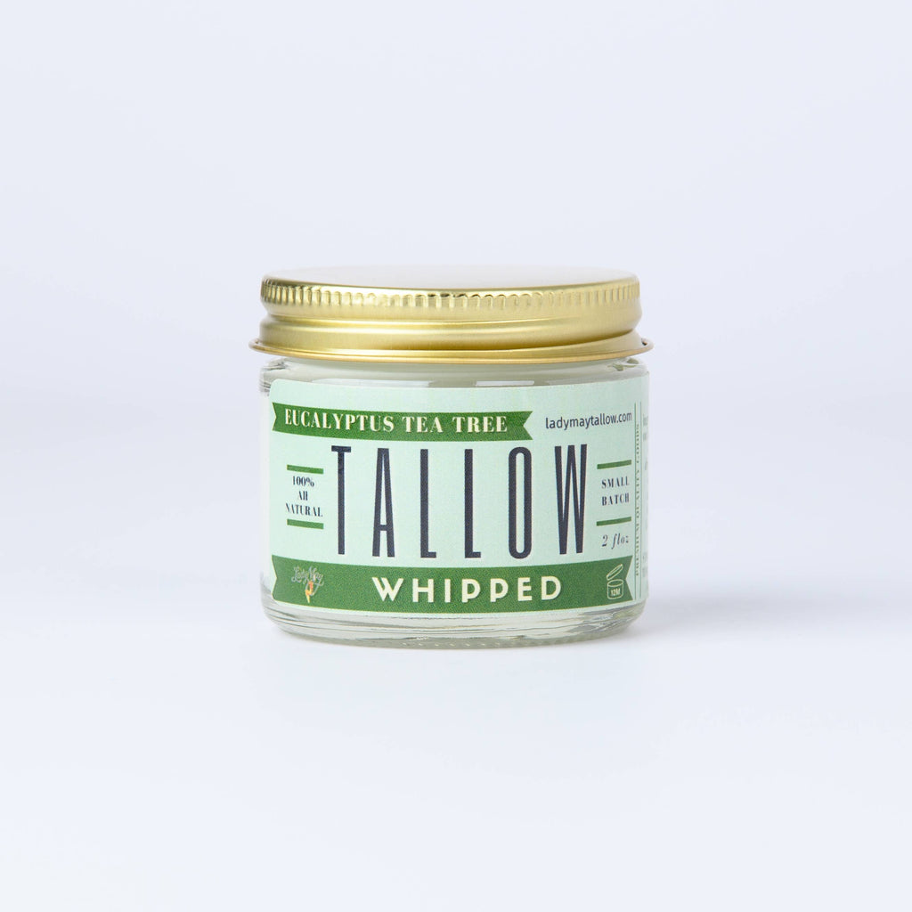 Lady May Tallow Eucalyptus Tea Tree Whipped Tallow, 2oz