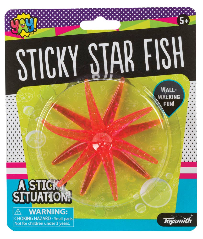 Toysmith Yay! Sticky Star Fish