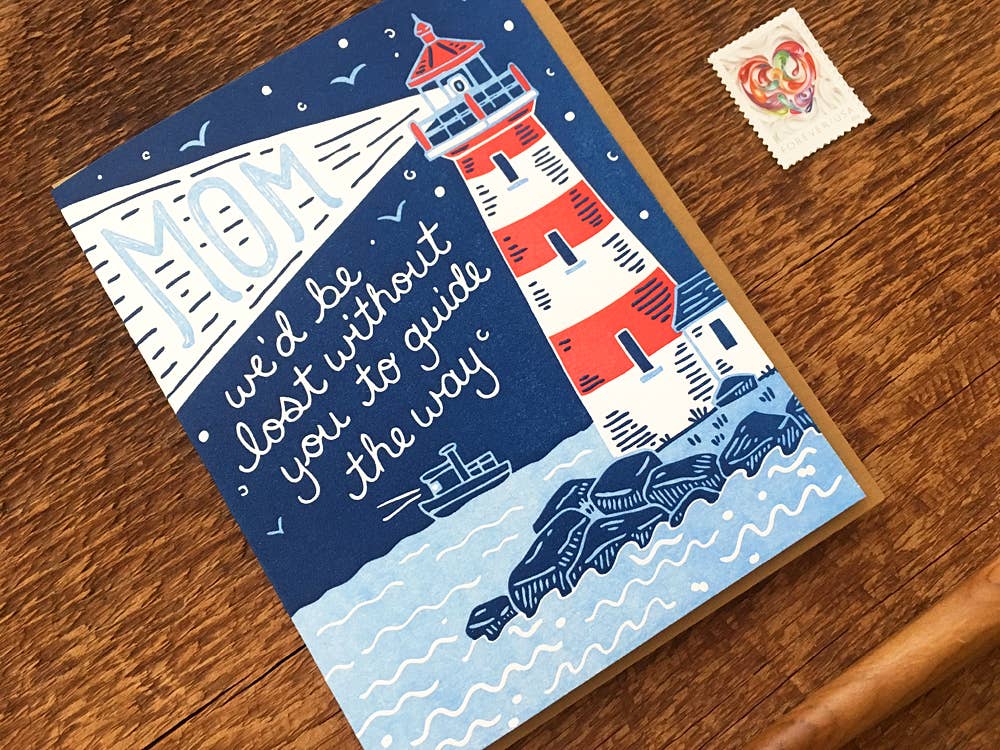 Noteworthy Paper & Press Mom Lighthouse Greeting Card