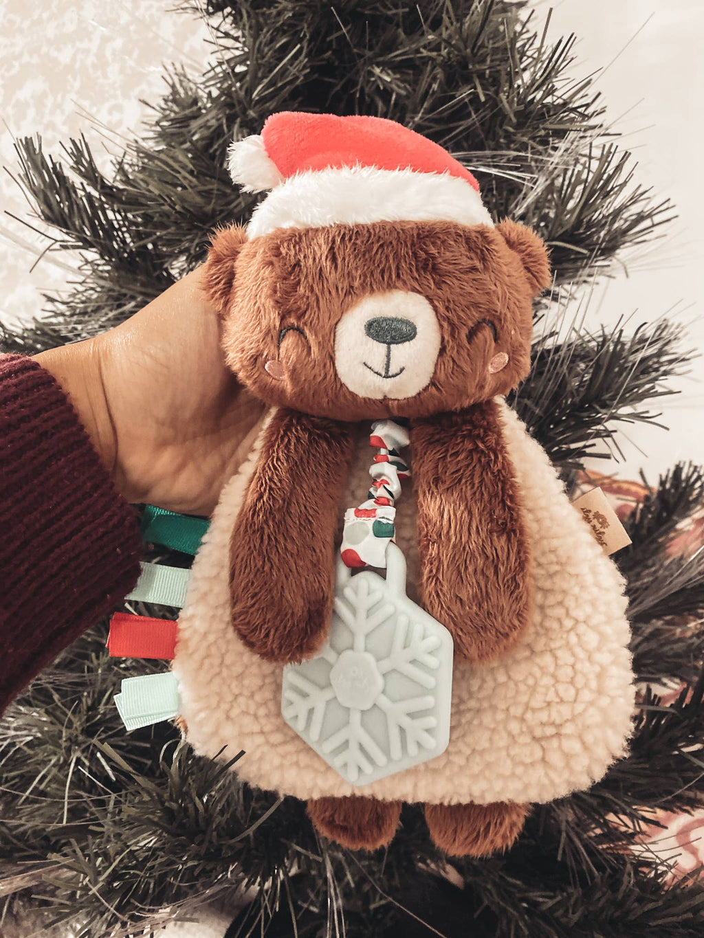 Itzy Ritzy Holiday Lovey Plush and Teether Toy