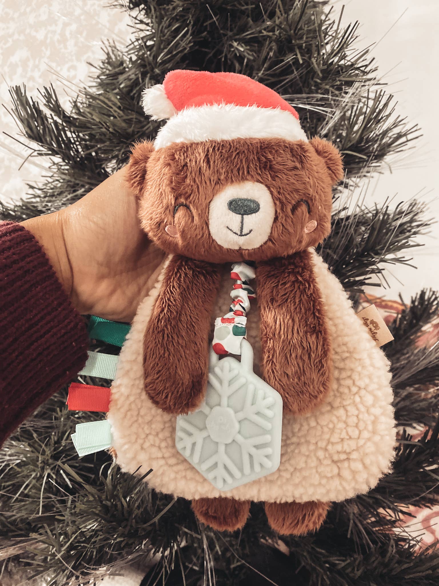 Itzy Ritzy Holiday Lovey Plush and Teether Toy